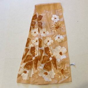 Vera VTG floral made in Japan acetate scarf